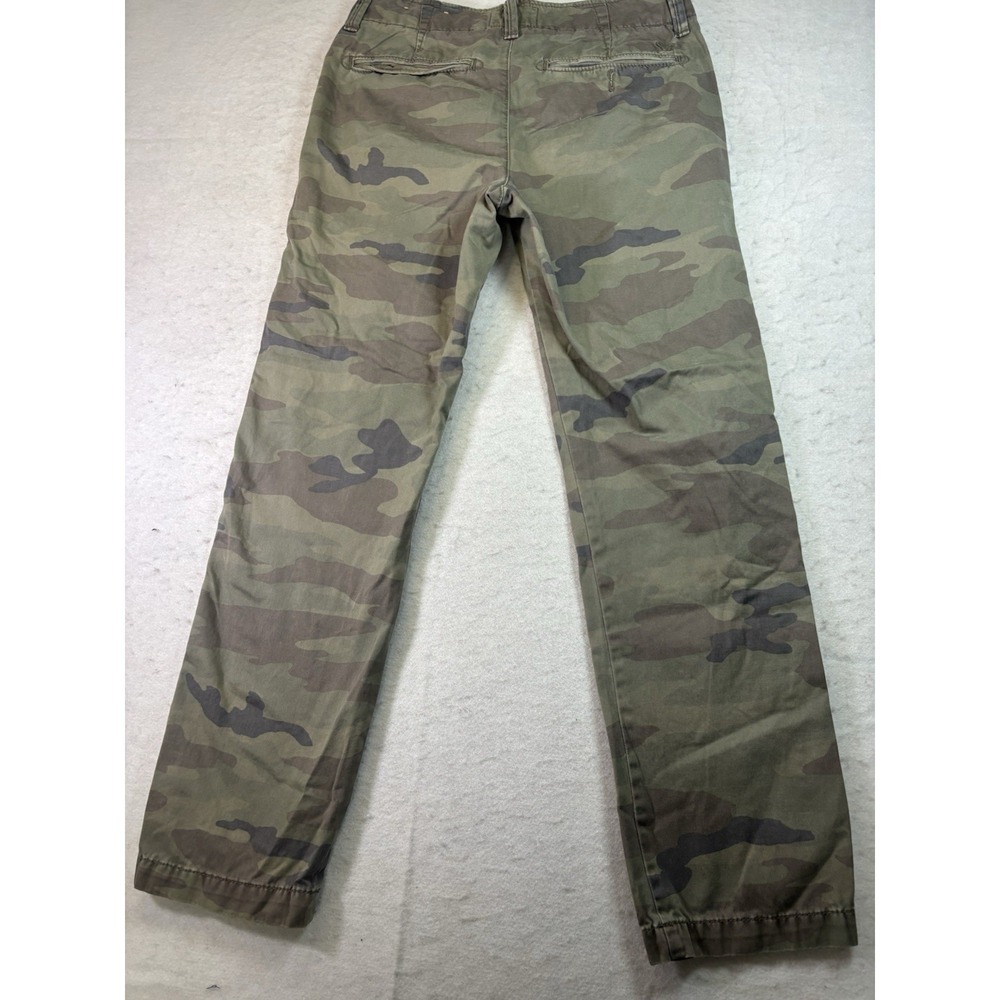 American Eagle Women's 28/30 Camo Camouflage Pants Cotton Slim/Straight - Picture 4 of 11